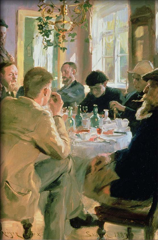 Lunchtime, 1883 By Peder Severin Kroyer